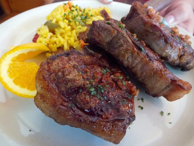 Lamb Chops at Epi's Basque Restaurant