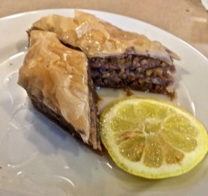 Baklava Bosnian style at Sofra