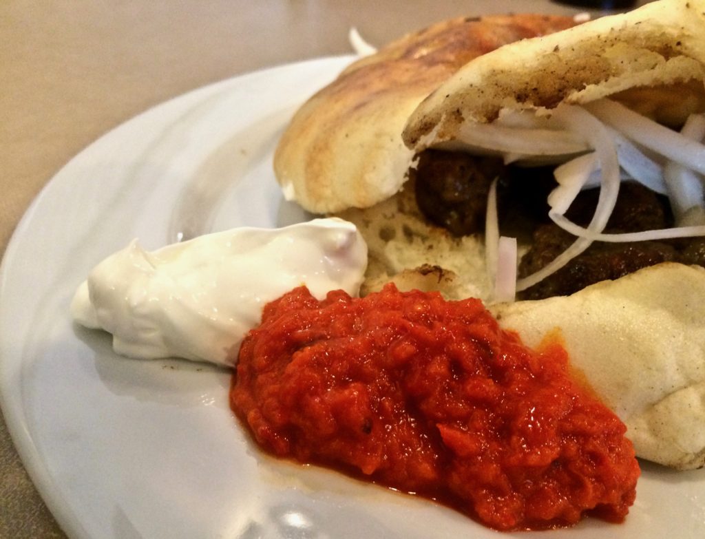 Cevapi Sausage Sandwich CU at Sofra Bosnian Grill