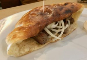 Cwevapi Grilled sausage Sandwich at Sofra Bosnian Grill