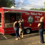 Waiting in line at the Kilted Kod Food Truck