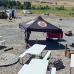 Prepping for the Solar Eclipse Beach Party at the Mann Creek Cafe