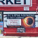 Solar Eclipse 2017 camping at the Mann Creek Market