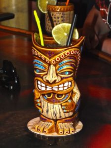 Tiki mug with drink