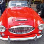 Austin Healy 3000 sprite front at meet