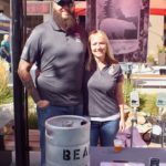 Bear Island Brewing served beer tastes