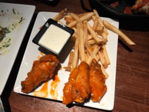 Chicken wings at Dave & Buster's