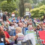 Crowd at Blues Brothers concert 2 in Idaho Botanical Gardens