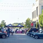 Entering the British Car Meet in Village at Meridian