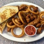 Finger Steaks with Cocktail Sauce at Express Cafe