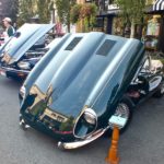 Jaguar E-Type at car meet