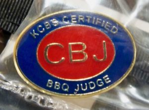 A KCBS JUdge's Pin