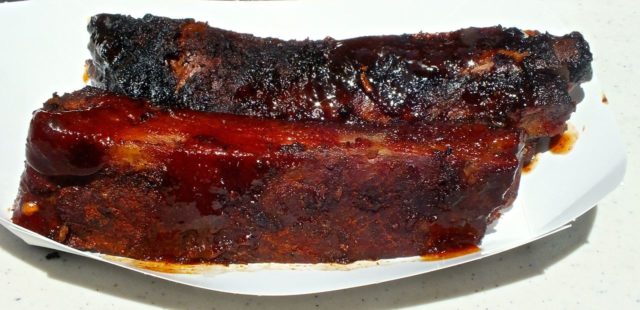 BBQ Pork Ribs for judging