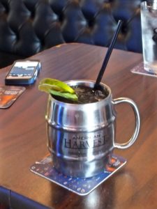 Moscow Mule in pewter mug