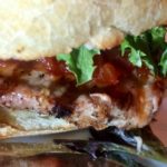 Pork Chutney Ciabatta closeup