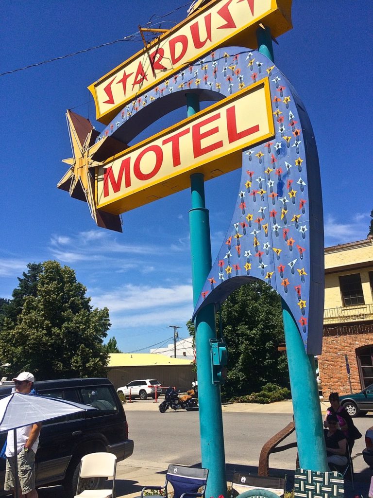 Sign at the Red Light Cafe In Wallace