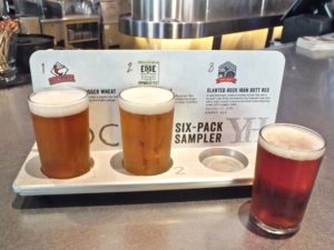 The Six-Pack Sampler at Yardhouse in Meridian