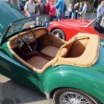 Triumph TR2 Interior at meet