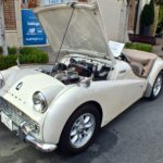 Triumph TR3A at the meet