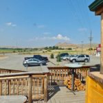 View from Patio Deck at the Mann Creek Cafe.