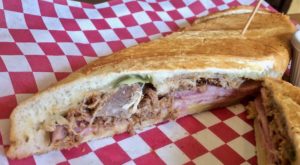 Cubano sandwich closeup at Casablanca