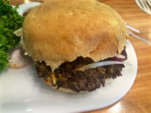 Bison burger with Classic Topping