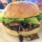 Vegan Burger with Umami Topping at BFC