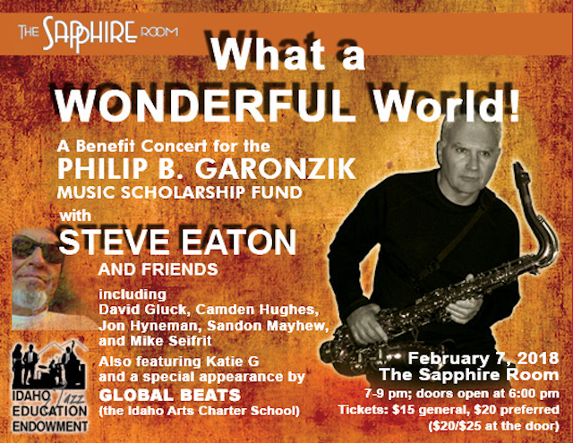 Poster for the Philip B. Garonzik Music Scholarship Fund