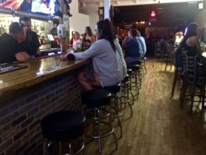 Customers enjoying the bar at Big Mic's in Kuna