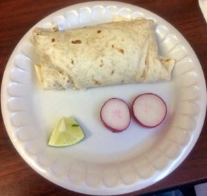 Burrito at Tacos el Rey in Nampa