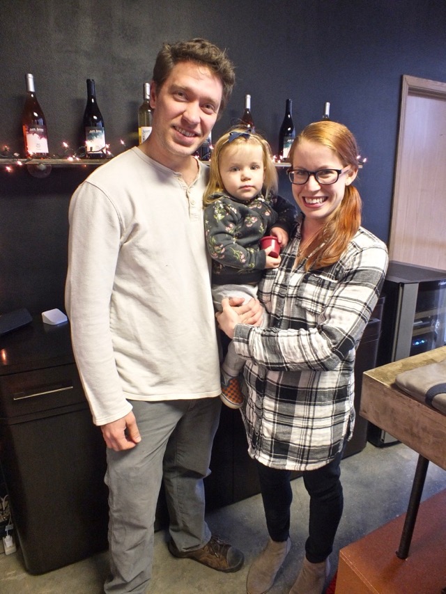 Travis, Harper and Mallory Walker from Par Terre Winery