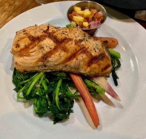 Grilled Salmon at Grant's Neighborhood Grill in Meridian