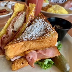 Terri's Cafe has a delicious Monte Cristo Sandwich