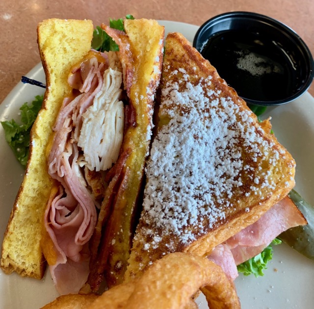 Terri's Cafe has a delicious Monte Cristo sandwich