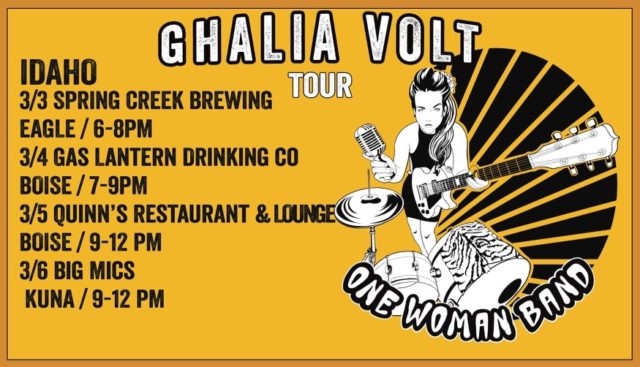 Ghalia Volt Tour Graphic