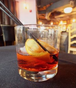 Negroni at DeLuca's in Downtown Boise