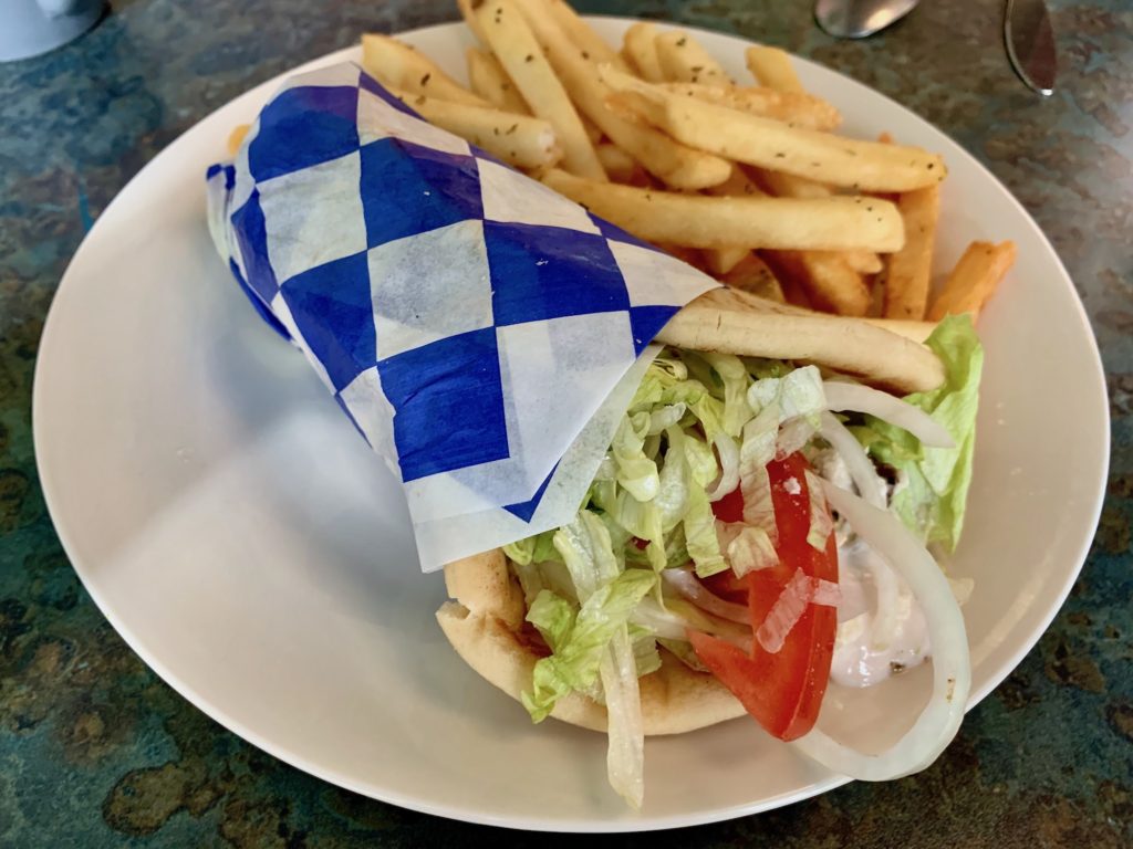 Lamb Pita at Sofia's Greek Bistro