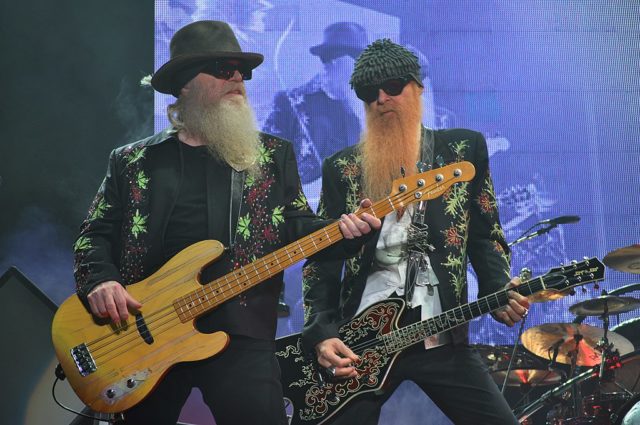 Dusty Hill and Billy Gibbons of ZZ Top