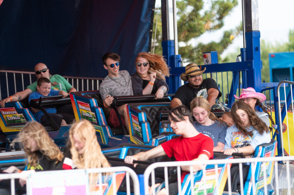 Lots of fun on the carnival rides at the Western Idaho Fair