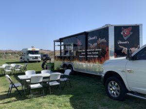 Hooch's BBQ Wagon at Woodystock Blues Festival