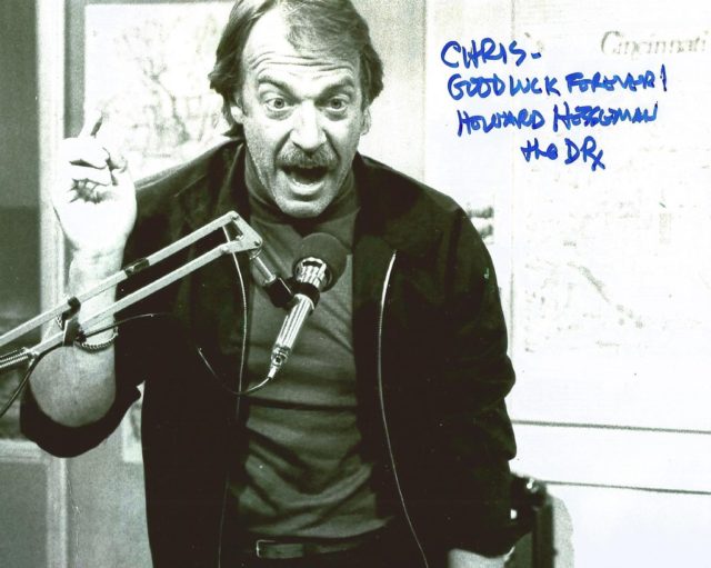 Howard Hesseman with mic