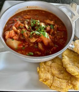 Bacalao and tostones at Wepa Puerto Rican Cuisine