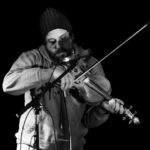 Fiddlin' away at the Idaho Potato Drop