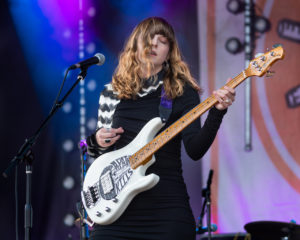 Melanie Radford on stage at Treefort 2022