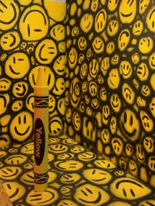 Smiley room at the Boise Selfie Museum