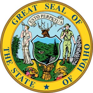 Idaho State Seal like at Election Headquarters