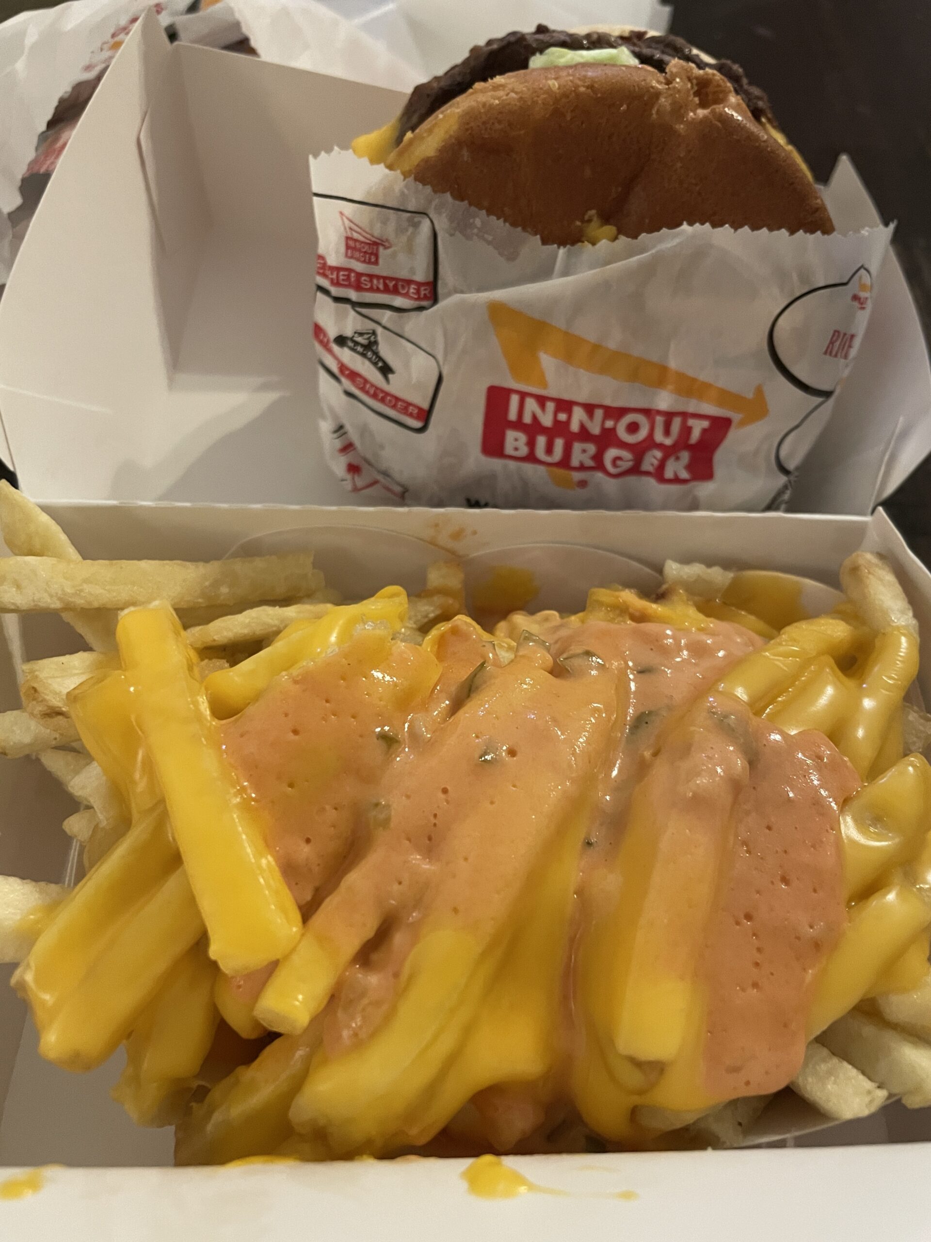 Double Double burger from In-N-Out Burger in Meridian, Idaho.