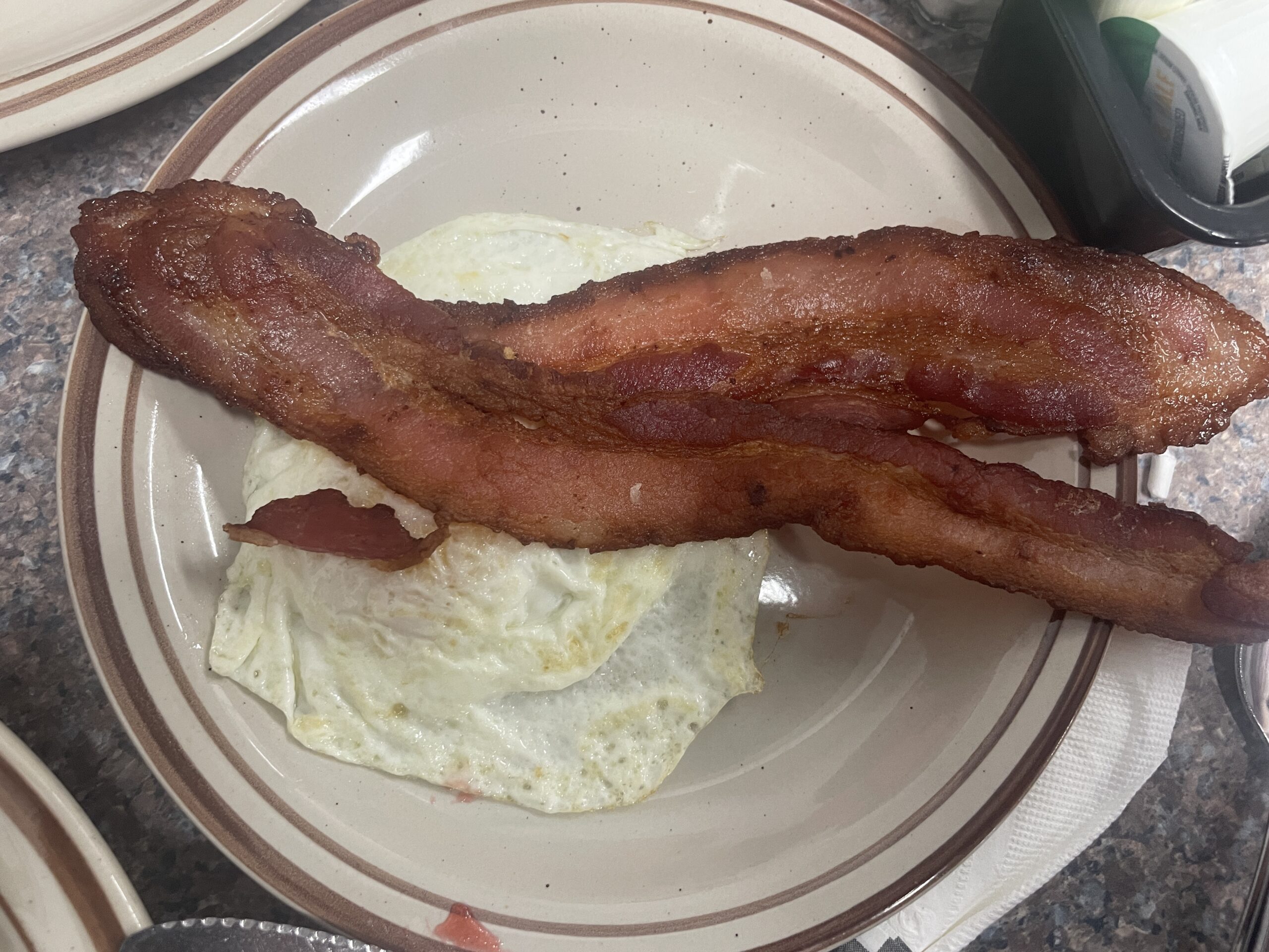 Bacon and Eggs at Express Cafe in Meridian, Idaho.