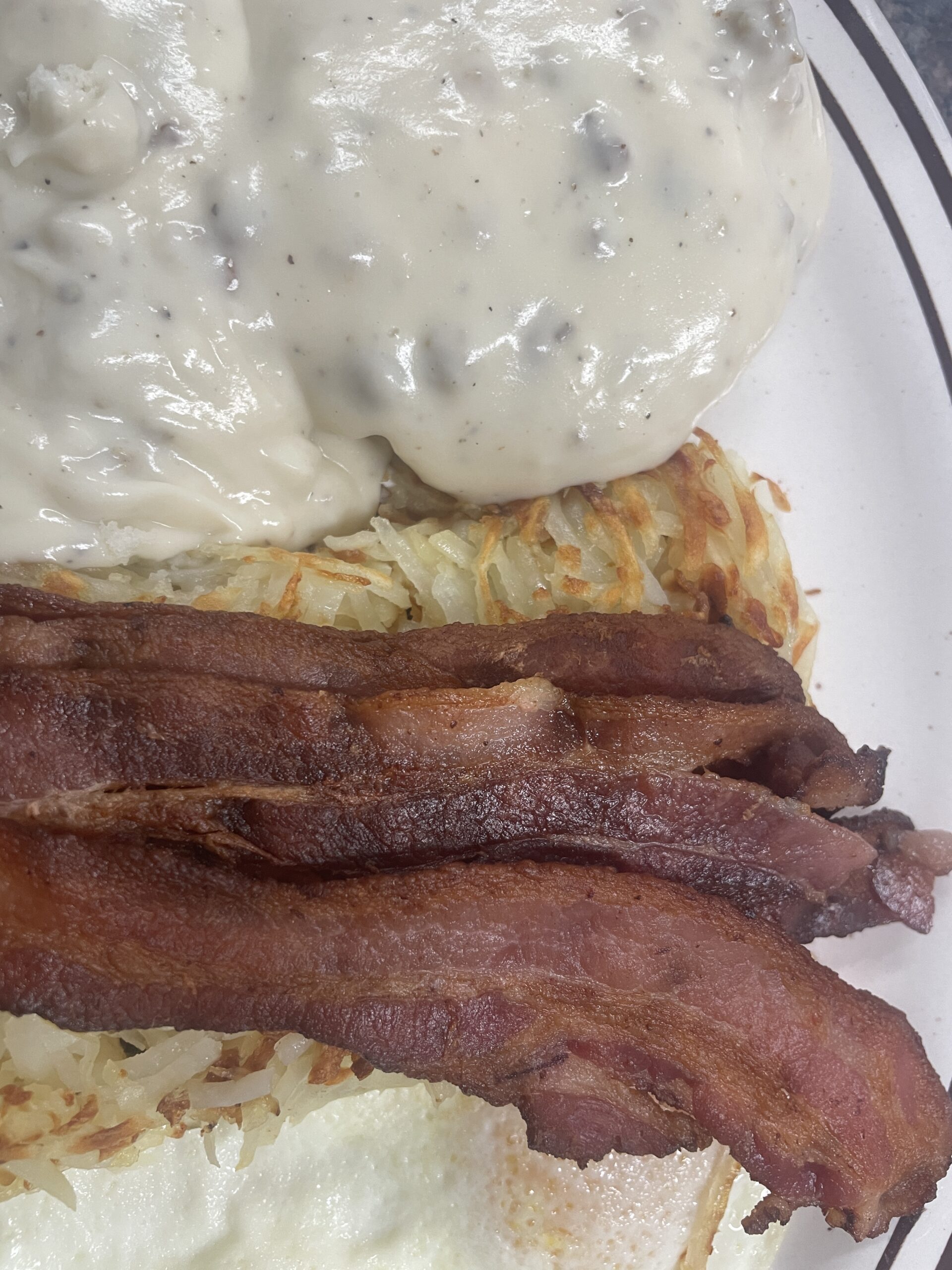 Biscuits and Gravy at Express Cafe in Meridian, Idaho.