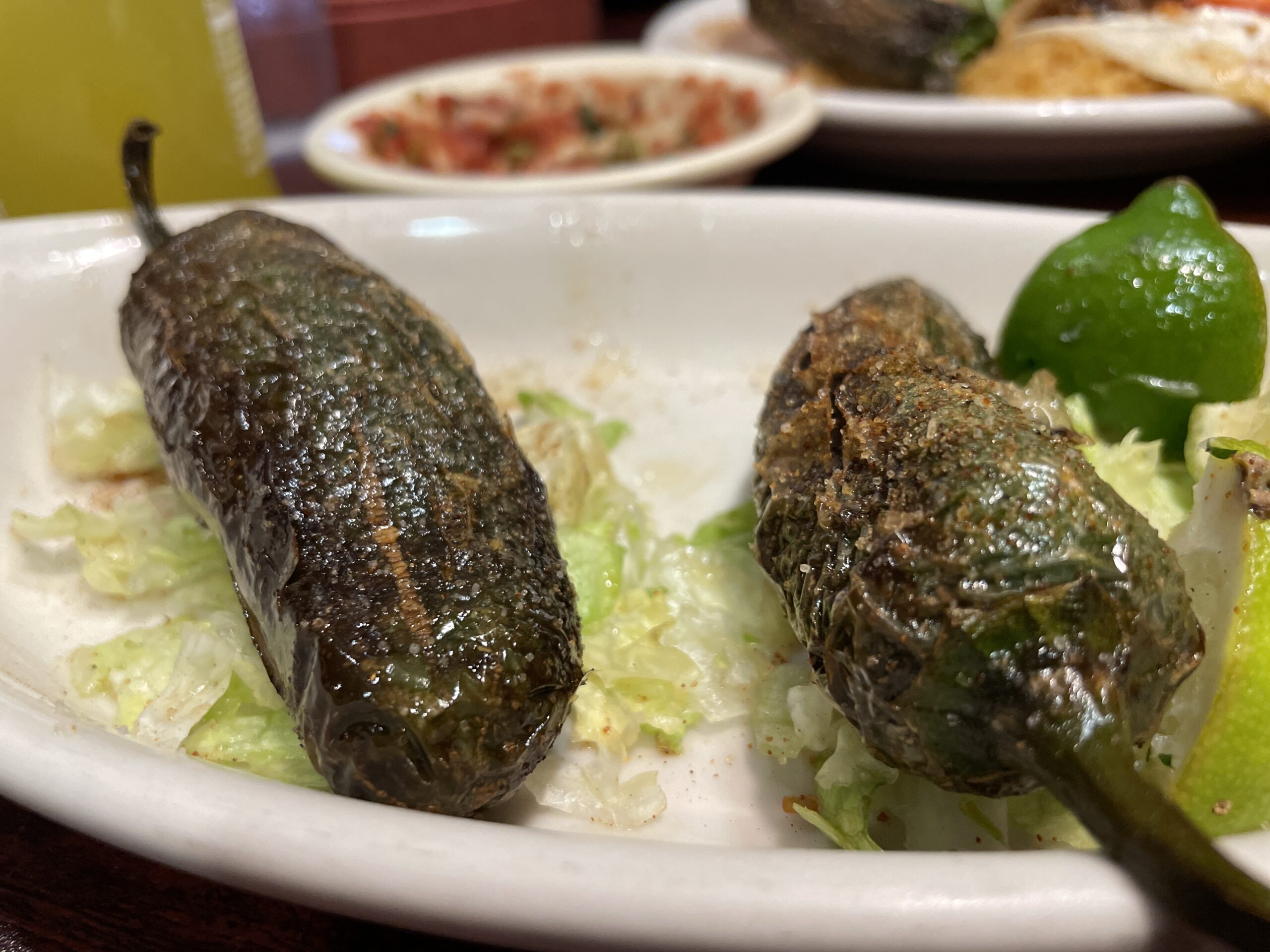 Seasoned peppers from Pueblo Lindo in Meridian, Idaho.